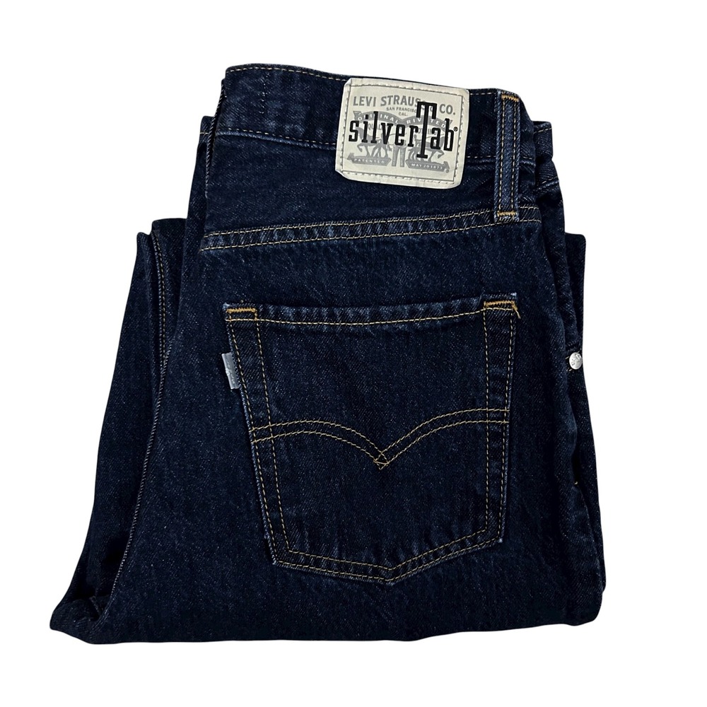 Levi's Silver Tab 94 Baggy Jeans Men’s 28x31 Dark Wash Loose Straight